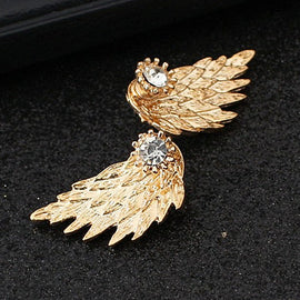 Women's Angel Wings Stud Earrings