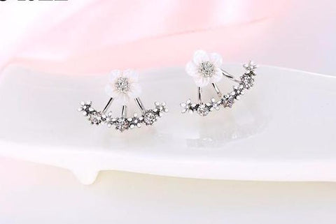 Cute Cherry Blossom Flower Earrings