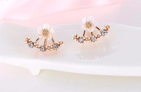 Cute Cherry Blossom Flower Earrings