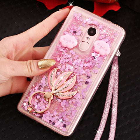 Liquid Ring Stand Phone Cases