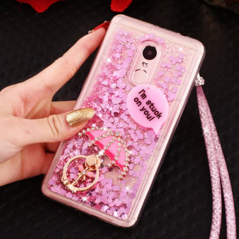 Liquid Ring Stand Phone Cases
