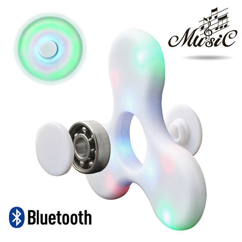 LED Fidget Spinner With Bluetooth Speaker